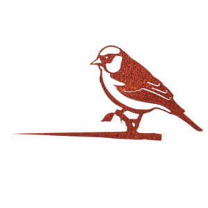 Metalen vink tuindecoratie voor tuin of boom