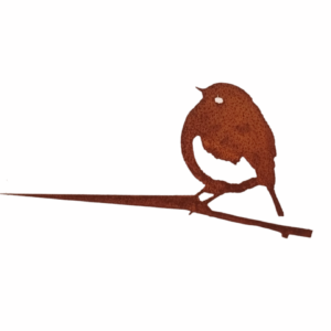 Metalen Roodborst tuindecoratie voor tuin of boom