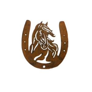 Metalen paardenhoofd tuindecoratie voor tuin of schutting