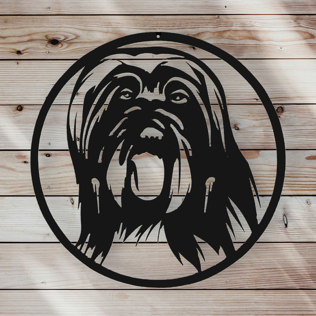 Bearded collie (zwart) - Afbeelding 2