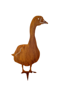Metalen Gans tuindecoratie voor tuin