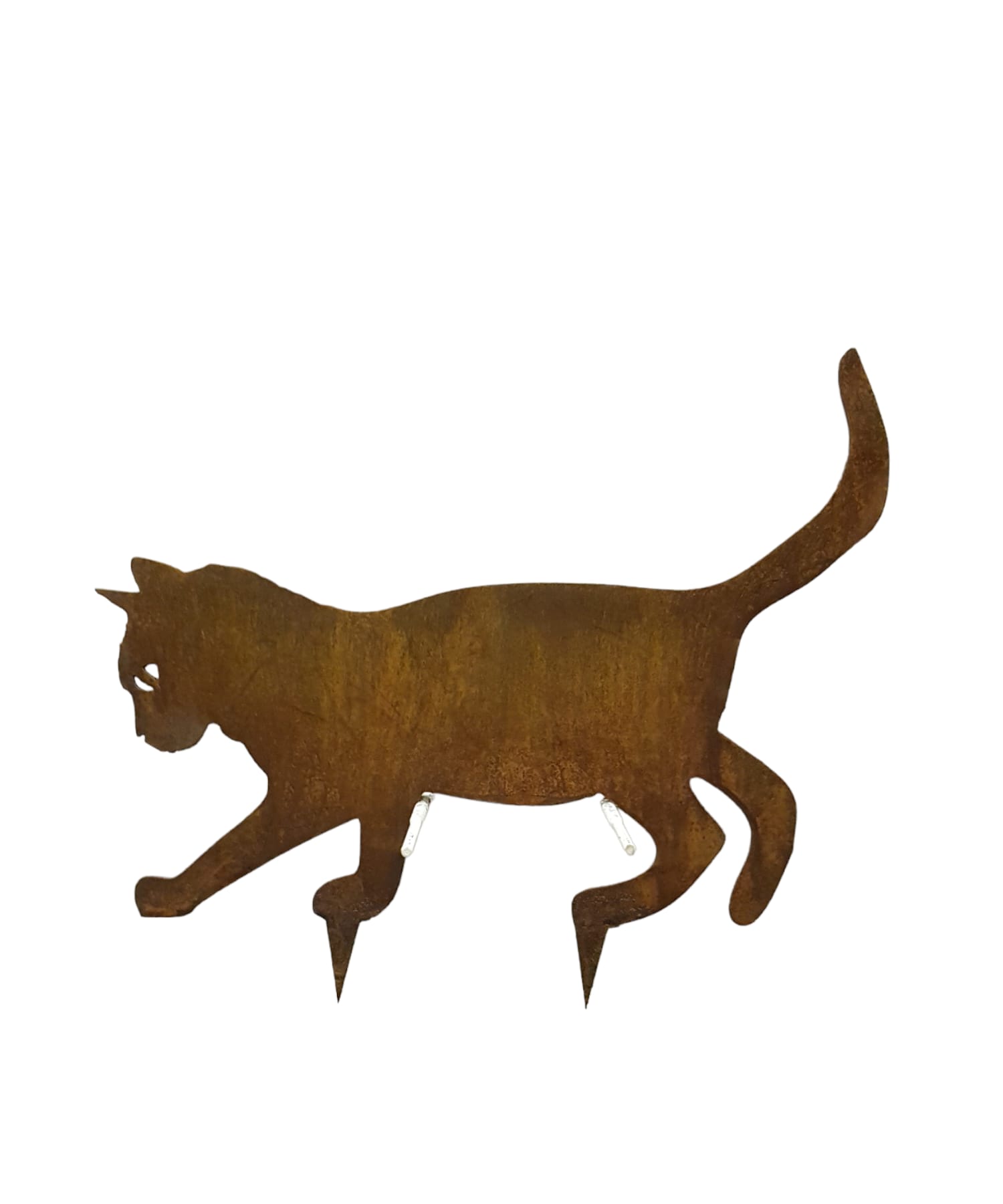 Metalen kat tuindecoratie voor tuin