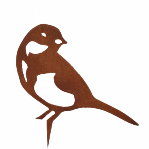 Metalen Koolmees tuindecoratie voor tuin of boom