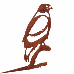 Metalen buizerd tuindecoratie voor tuin of boom