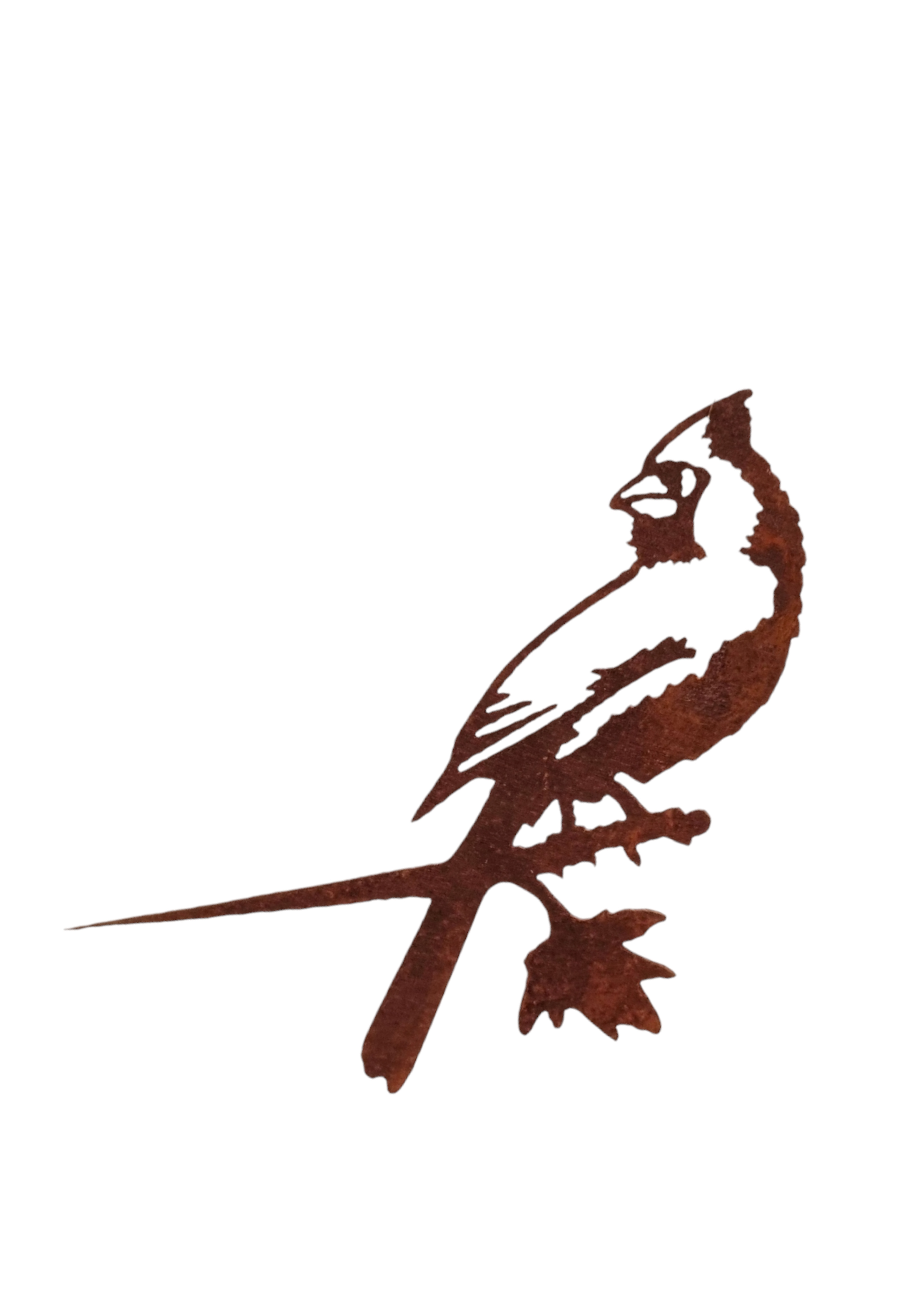 Metalen Cardinal tuindecoratie voor tuin of boom
