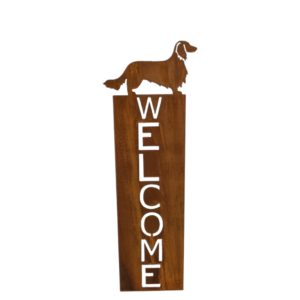metalen decoratie hond muur of wand